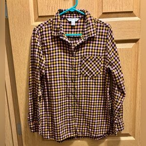 Women’s Plaid Flannel Shirt